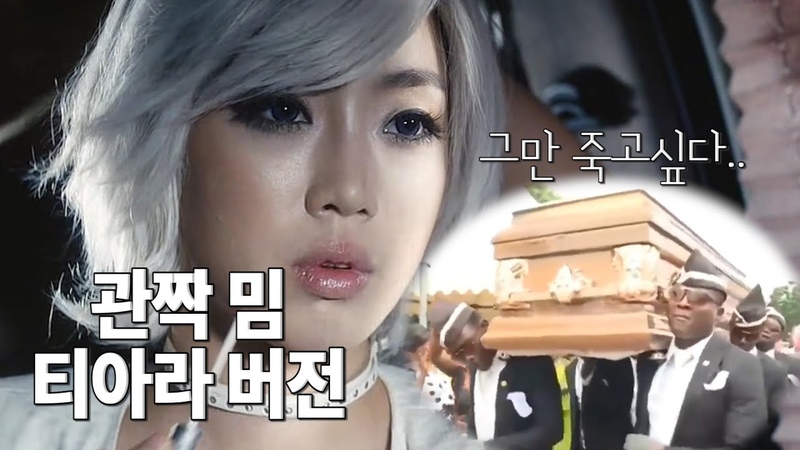 【티아라】 사망 연기 전문 아이돌의 관짝밈