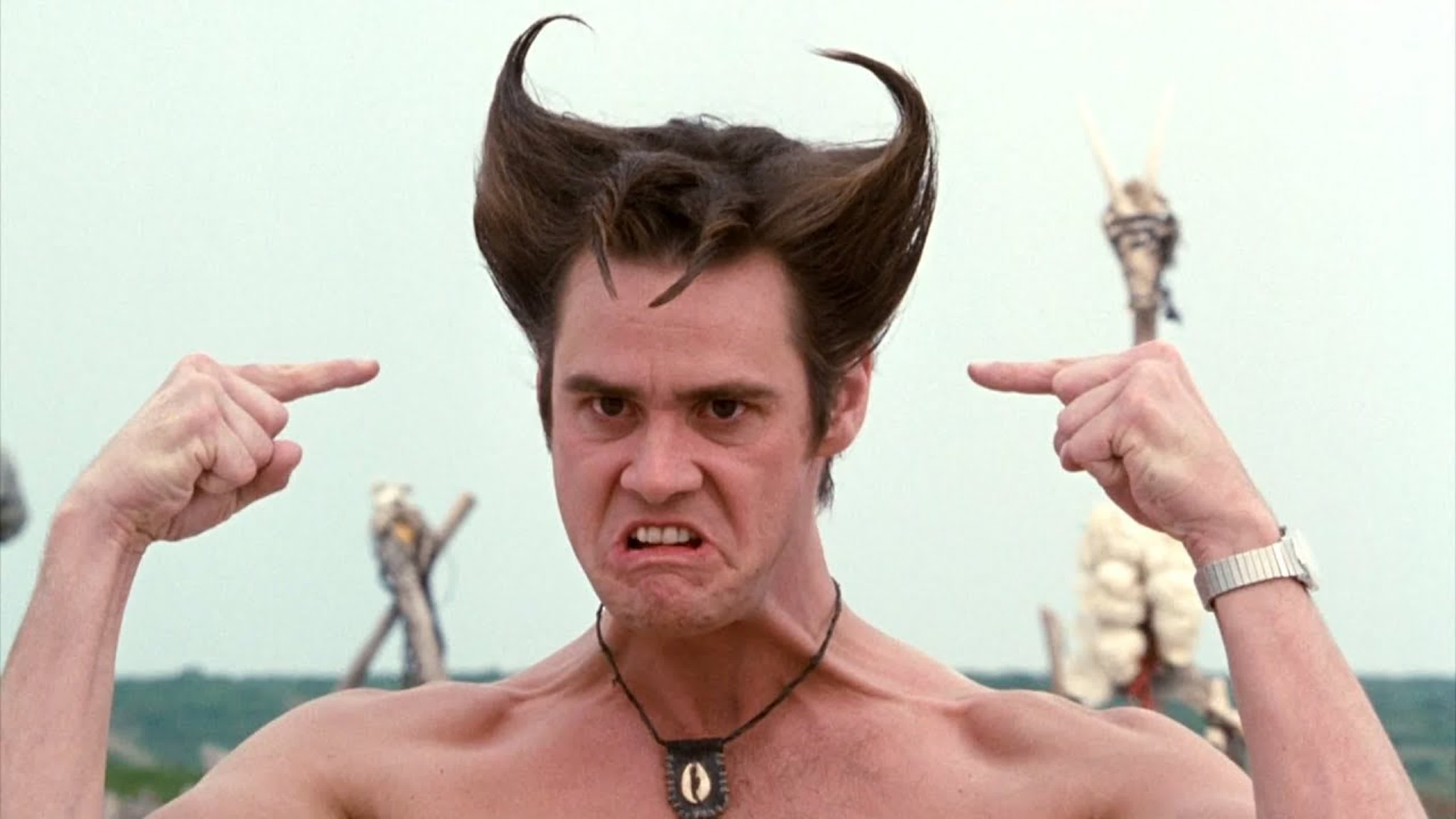 Ace ventura ponytails