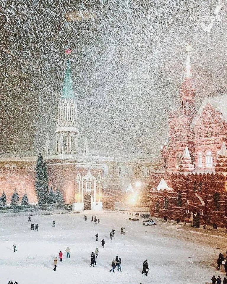Снежная москва Снежная москва
